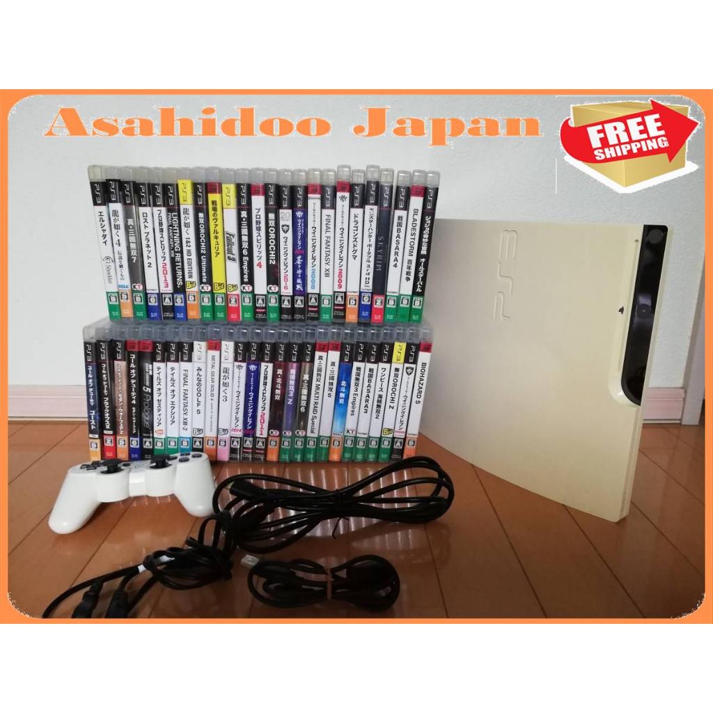 [Used] PS3 console CECH-2500A LW 750GB White Soft approximately 50 pieces  [Direct from Japan]