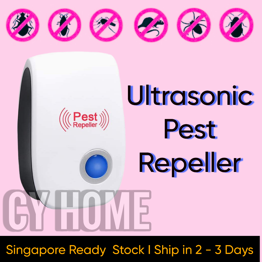[[SG Ready Stock]] Ultrasonic Pest Repeller Plugin Pest Repellent