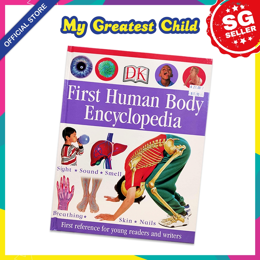 [Ready Stock](Aged8 12+) First Human Body Encyclopedia / English Children Picture Encyclopedia