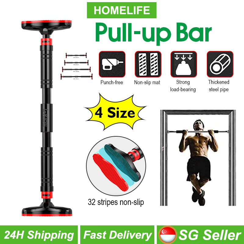 [SG Stock] Workout Pull Up Bar 300kg Chin Up Bar Door Way Exercise ...