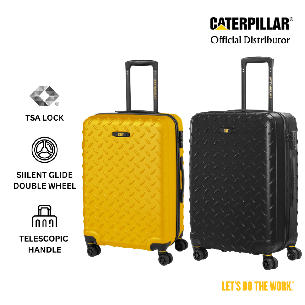 CAT Cat Cargo Industrial Plate 28 Large Hardside ABS Luggage with Expander Trolley Shopee Singapore