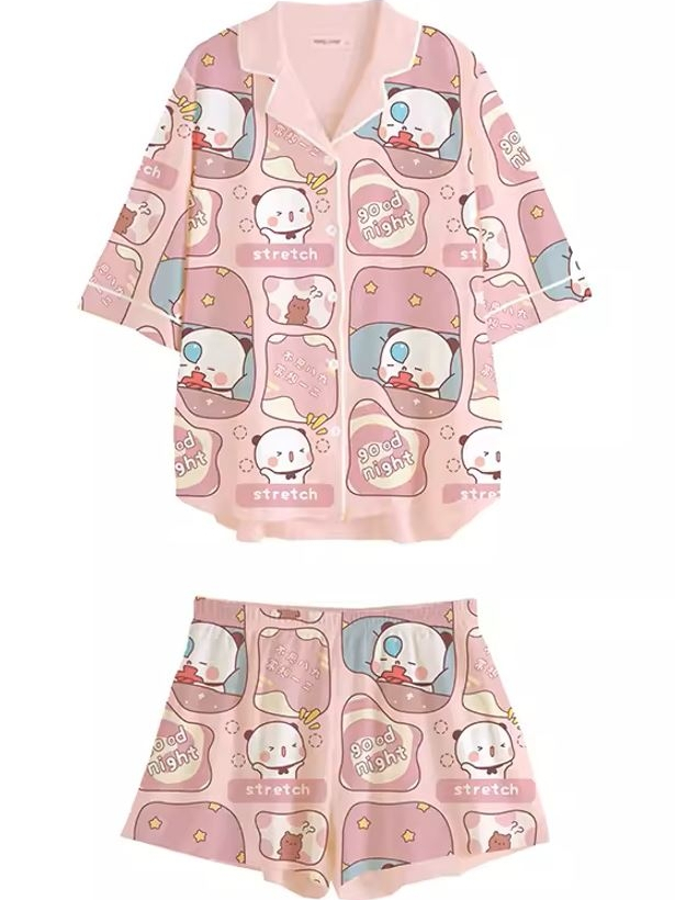 Panda pyjamas ladies hotsell