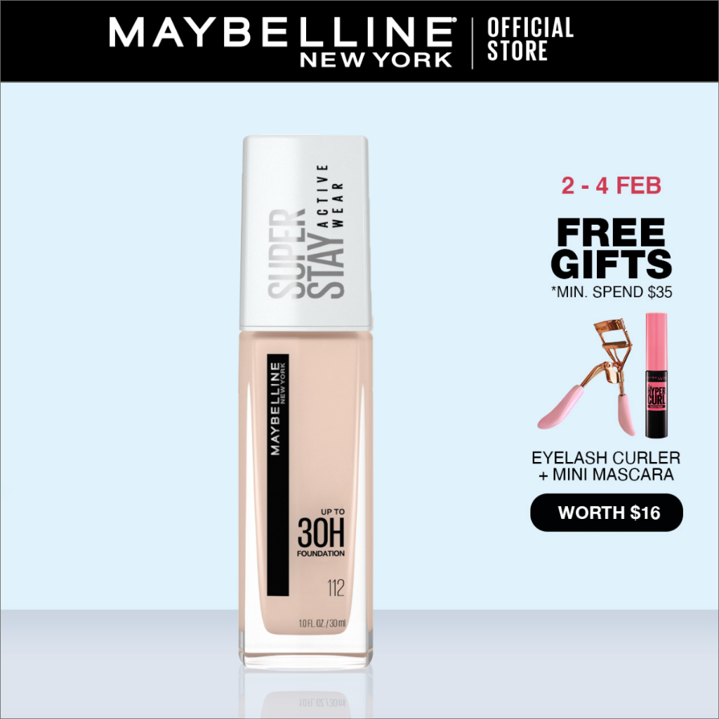 MAYBELLINE Super Stay Active Wear 30H Foundation, NEW 30ML