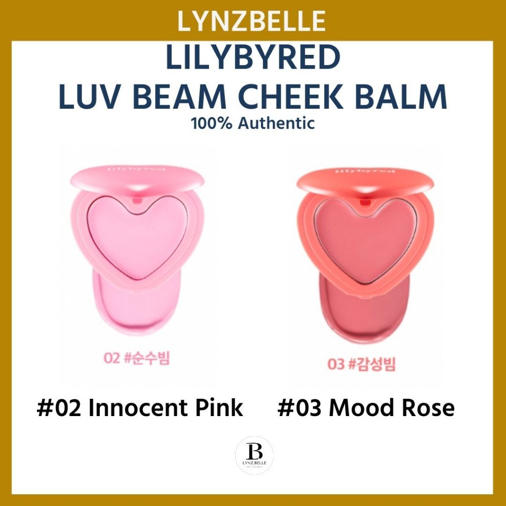 LILYBYRED Luv Beam Cheek Balm 3.5g expiry 04/01/26 | Shopee Singapore