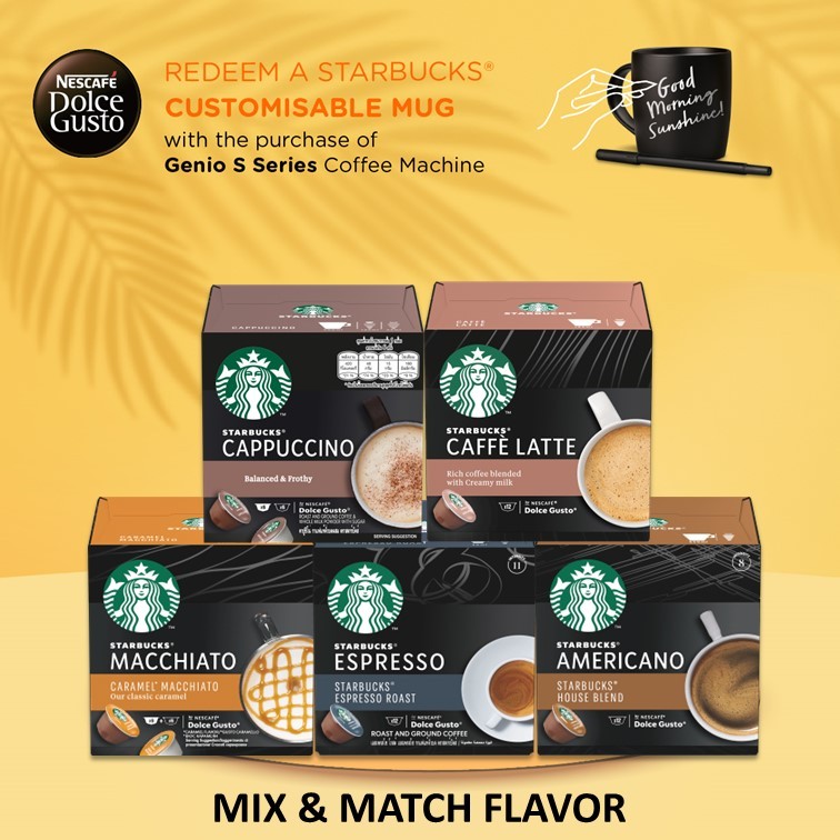 [Mix & Match Bundle of 5] Starbucks Coffee Pods / Coffee Capsules by ...