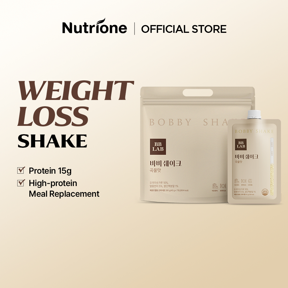 NUTRIONE BB LAB Bobby Shake Grain flavor (7 packs) 1 BOX | Shopee Singapore