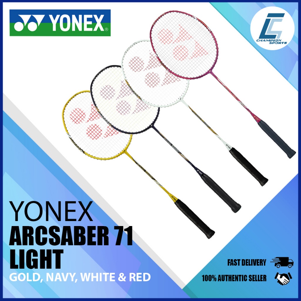 Yonex ArcSaber 71 Light Badminton Racket (5U5) (ARC71LTGE) (QQ2/RO ...