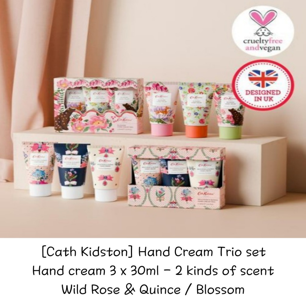 [Cath Kidston] Hand Cream Trio set Hand cream 3 x 30ml Shopee Singapore