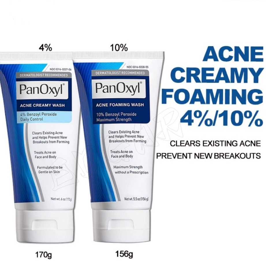 PanOxyl Acne Foaming Wash 10 4 Benzoyl Peroxide Maximum Strength 156g