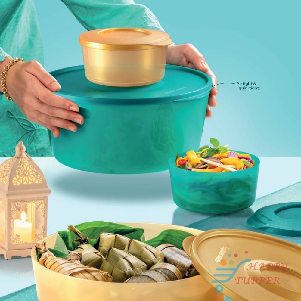 Tupperware Illumina Bowl 550ml/ 2.5L & 4.3L Shopee Singapore