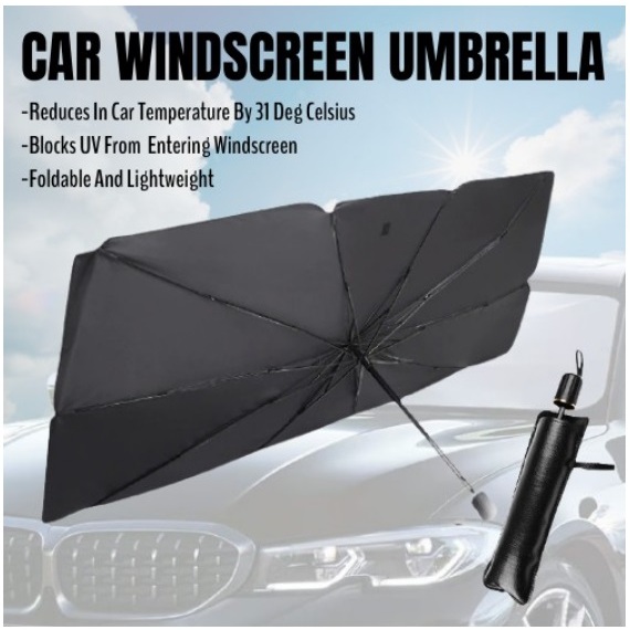 Electric Car Front Windshield Sunshade Summer Auto Folding Sun-blinds
