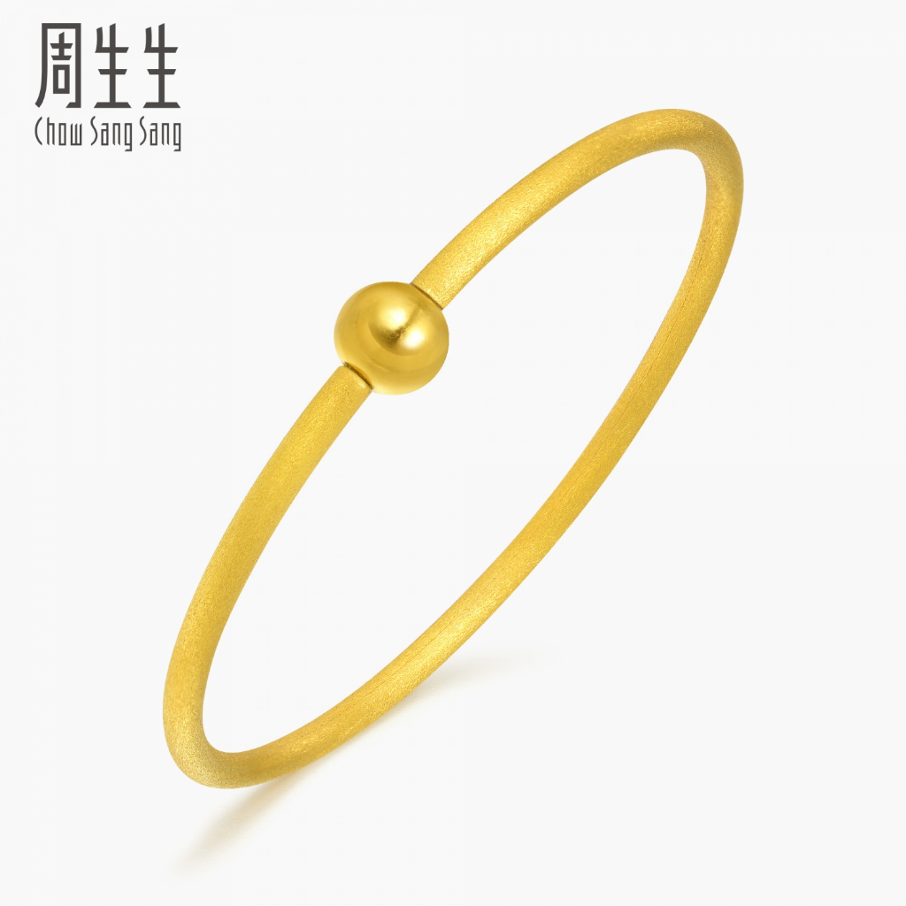 Chow Sang Sang 999.9 24K Pure Gold Price by Weight Gold Bangle for Charme 90343K Shopee Singapore