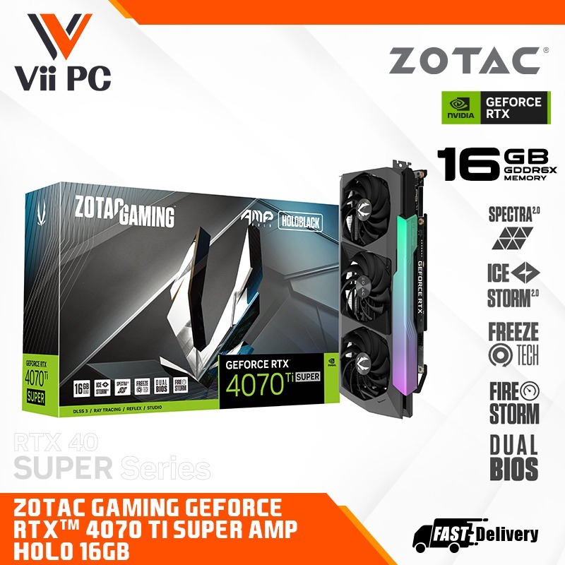 ZOTAC GAMING GeForce RTX 4070 Ti SUPER/RTX4070Ti SUPER/RTX 4070Ti SUPER ...