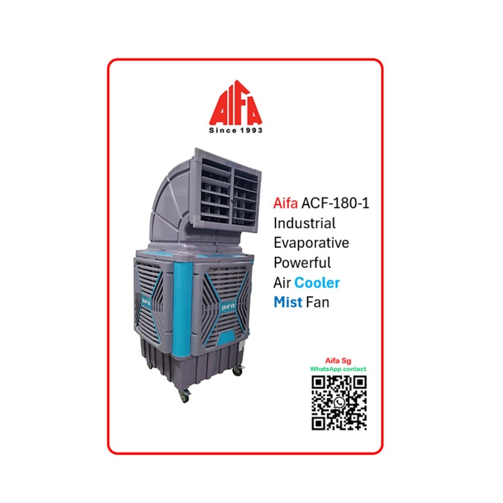 Aifa ACF1801 Industrial Evaporative Powerful Air Cooler Portable