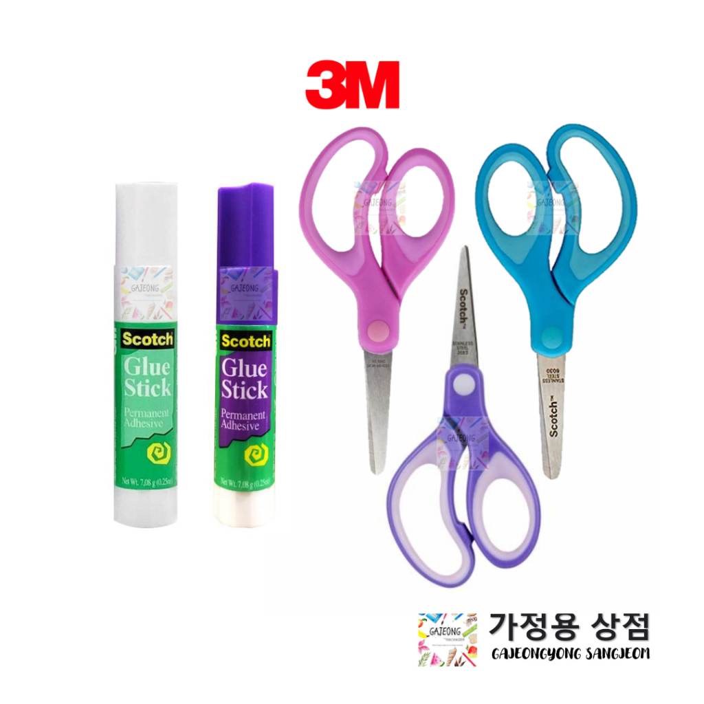 3M SCOTCH® Blunt Tip Kids Soft Touch Handles Child Safe Arts Craft ...