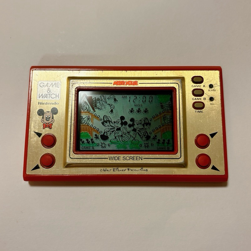 NINTENDO GAME AND & WATCH Mickey Mouse1981 Wide Screen Direct From ...