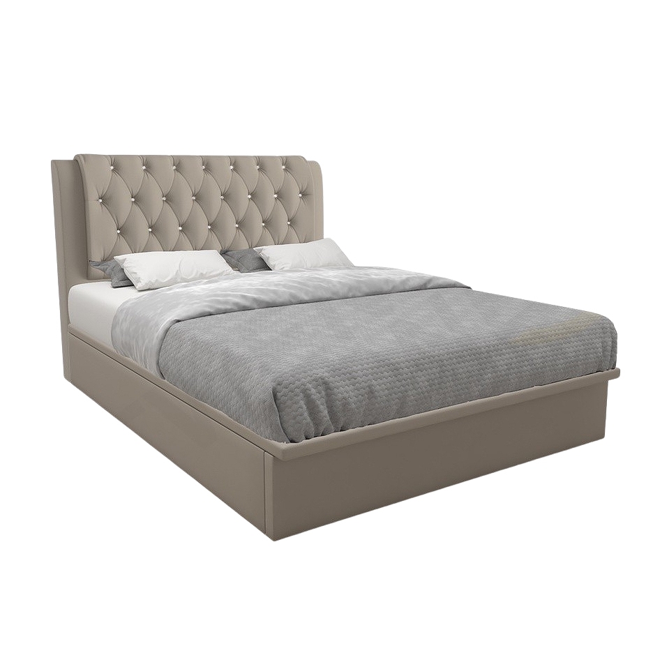 Vanessa Storage Bed Frame Drawer Bedframe Divan Bed Leather