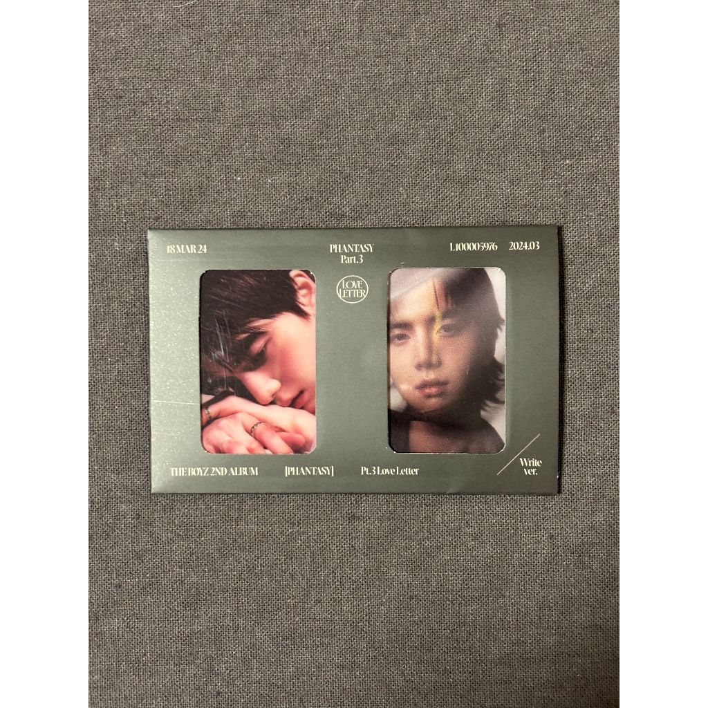THE BOYZ TBZ PHANTASY Pt.3 Love Letter Official Photocard | Shopee