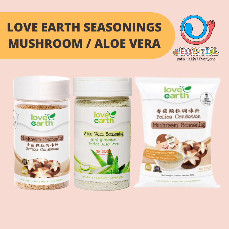 LOVE EARTH MUSHROOM SEASONING / ALOE VERA SEASONING Shopee Singapore