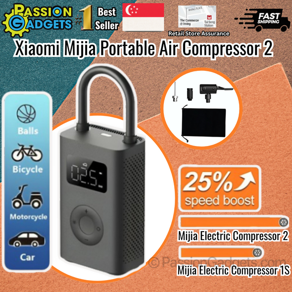 Xiaomi Air Compressor 2s - Best Price in Singapore - Dec 2023