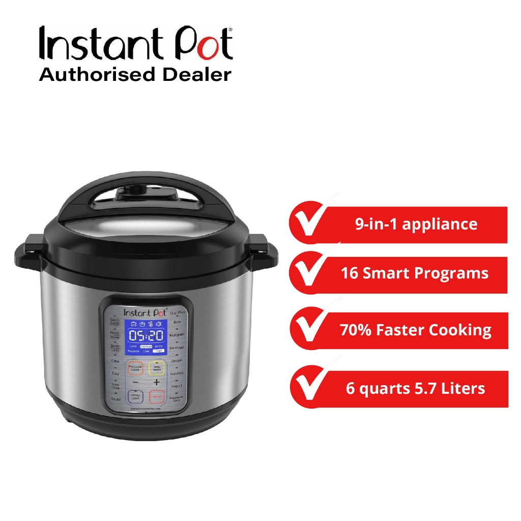Instant Pot Duo Plus 6L 9 in 1 Multi use Cooker D60PLUSSP