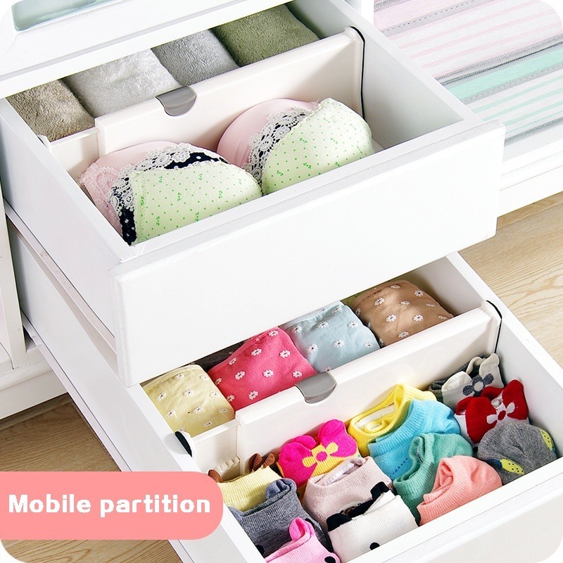 SG Extendable Drawer Partition Retractable Drawer Divider Wardrobe ...
