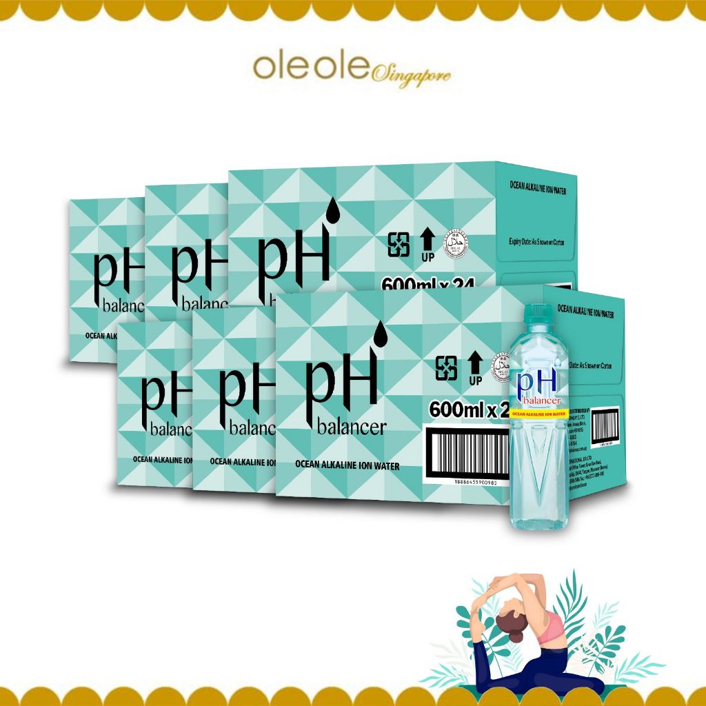 BUNDLE OF 3 & 4 & 6 CARTONS [pH balancer Ocean Alkaline Water 24X600ML ...