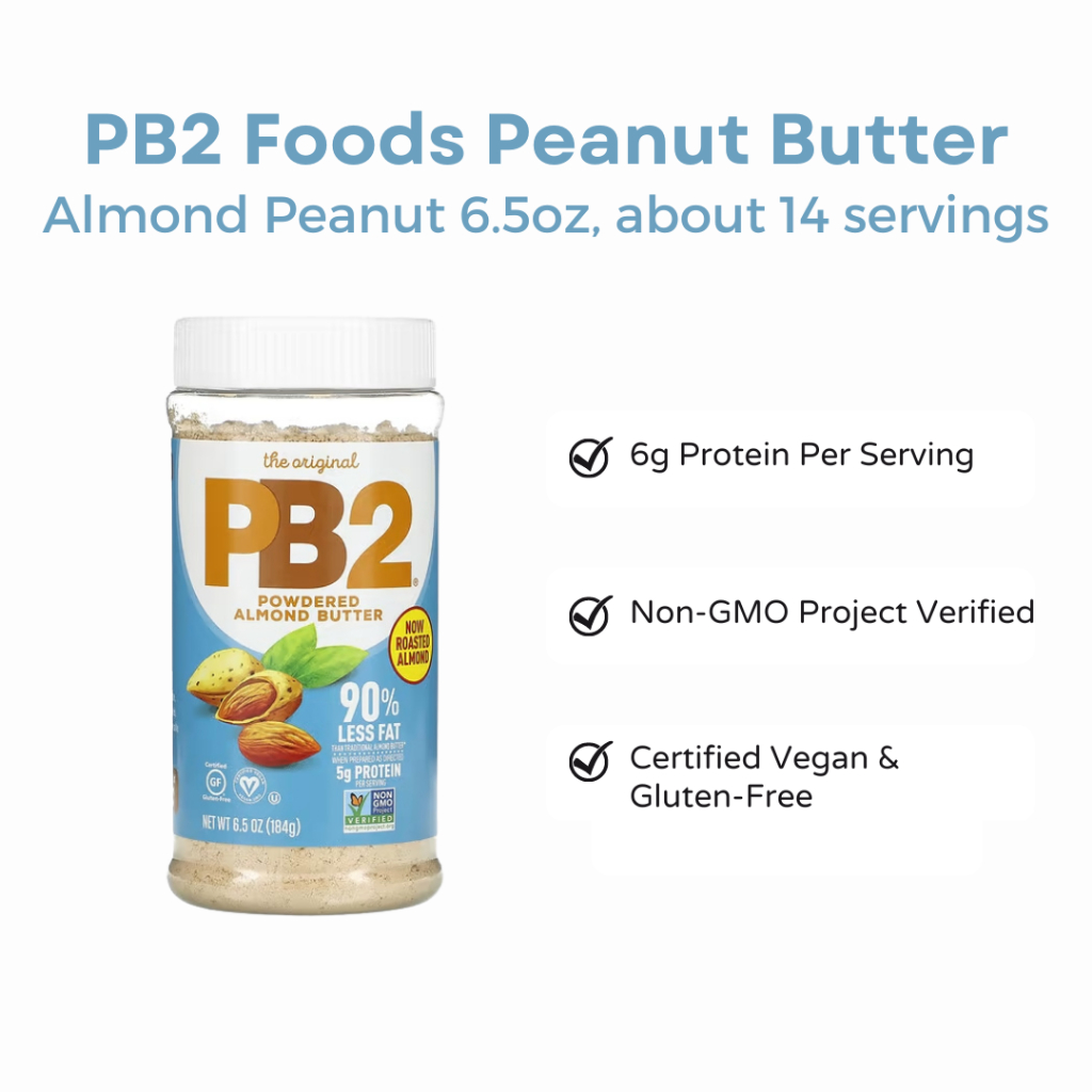 Pb2 Foods The Original Pb2 Powdered Peanut Butter Original 6 5 Oz 184 G 16oz 454 G 32