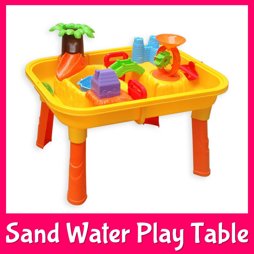 Kinetic Space Sand Water Kids Table Chair Toy Magic Children Desk Children Play Activity Study Desk Shopee Singapore