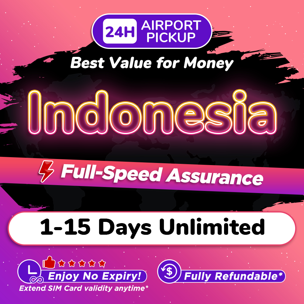 Indonesia SIM Pro 115Days Daily 500MB/1GB/2GB Unlimited Data Instant