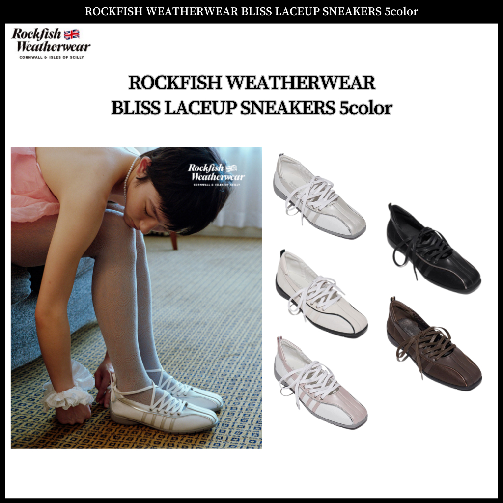 ROCKFISH WEATHERWEAR BLISS LACEUP SNEAKERS 7color Shopee Singapore