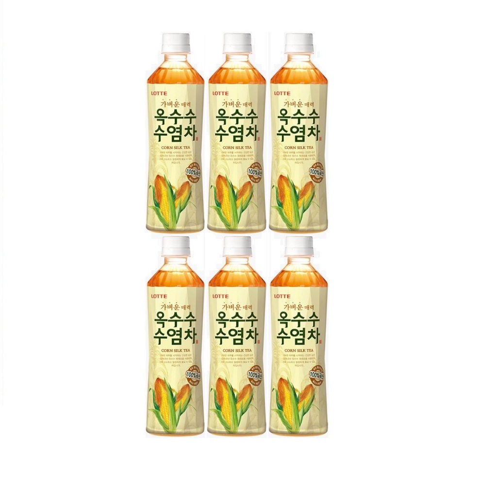 LOTTE Korean Corn Silk Tea - Pack (6 x 500ml) | Shopee Singapore