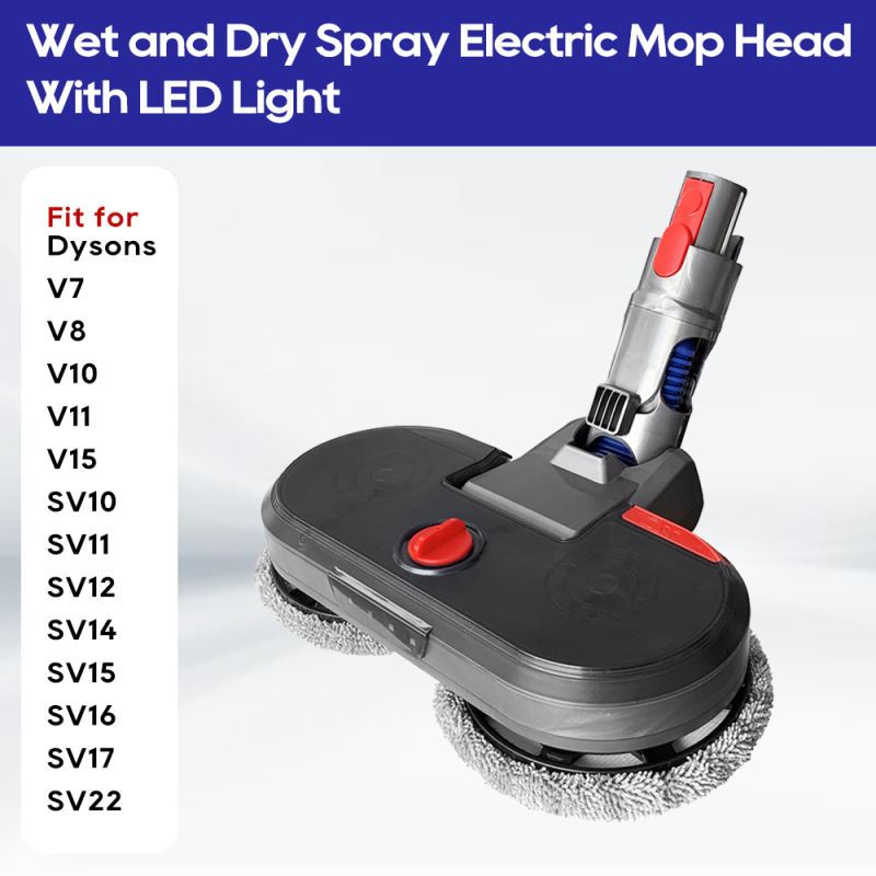 Dysons V7 V8 V10 V11 SV12 V15 Mop Head Brush Electric Mopping Vacuum