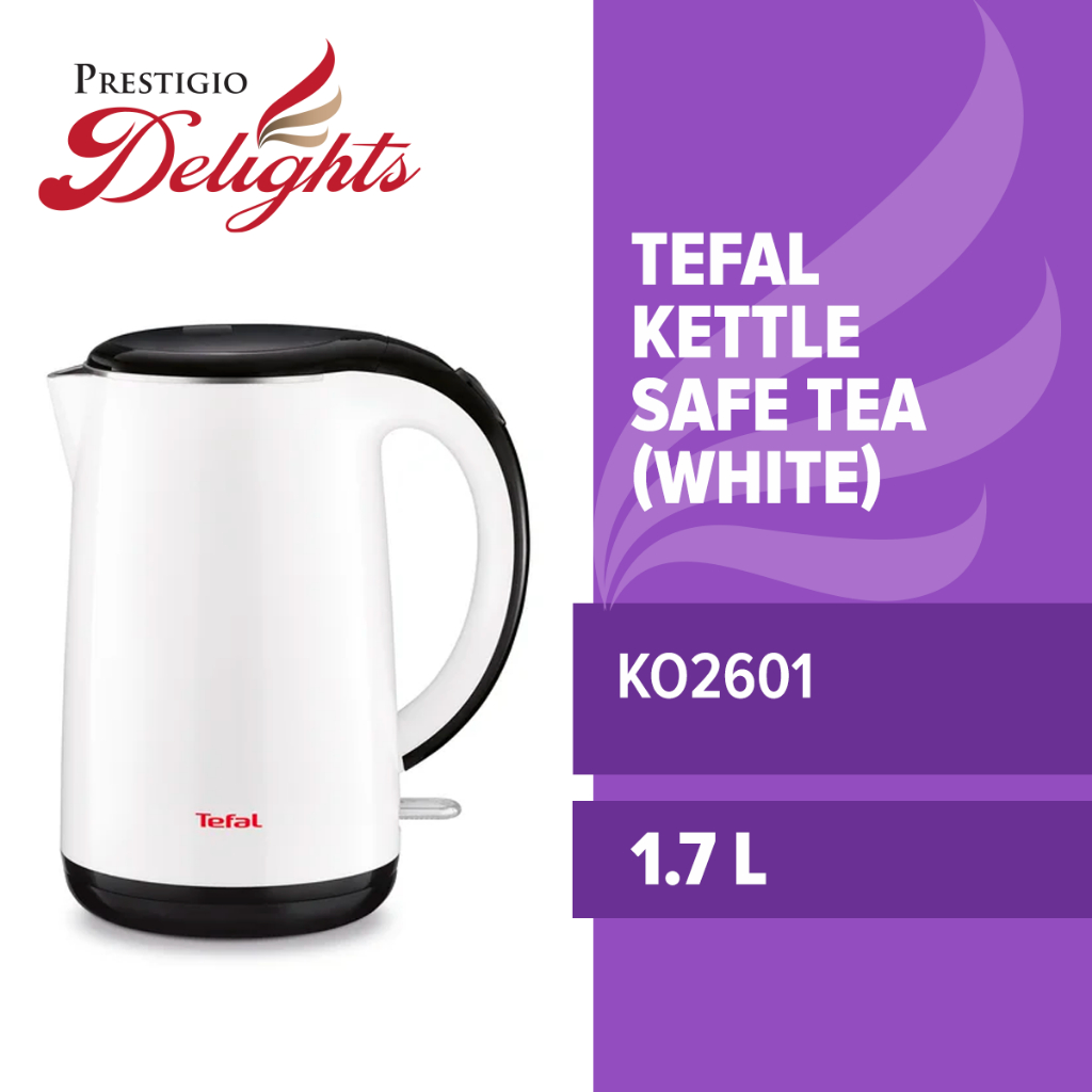 Tefal Kettle Safe Tea 1.7L (White) KO2601 Shopee Singapore
