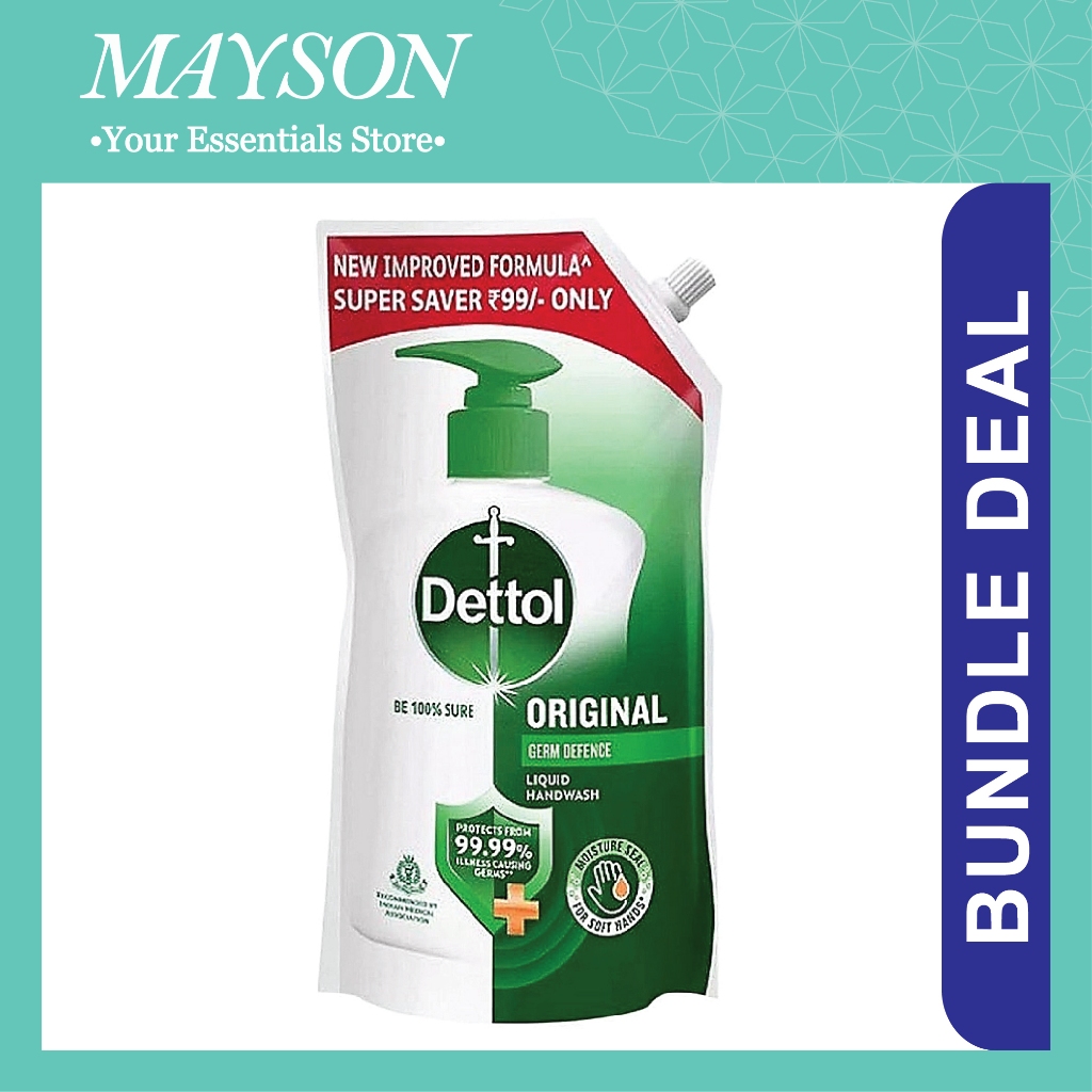 Bundle Of 36 Dettol Refill Pack Daily Protection Original Liquid Handwash 675ml Shopee 4133