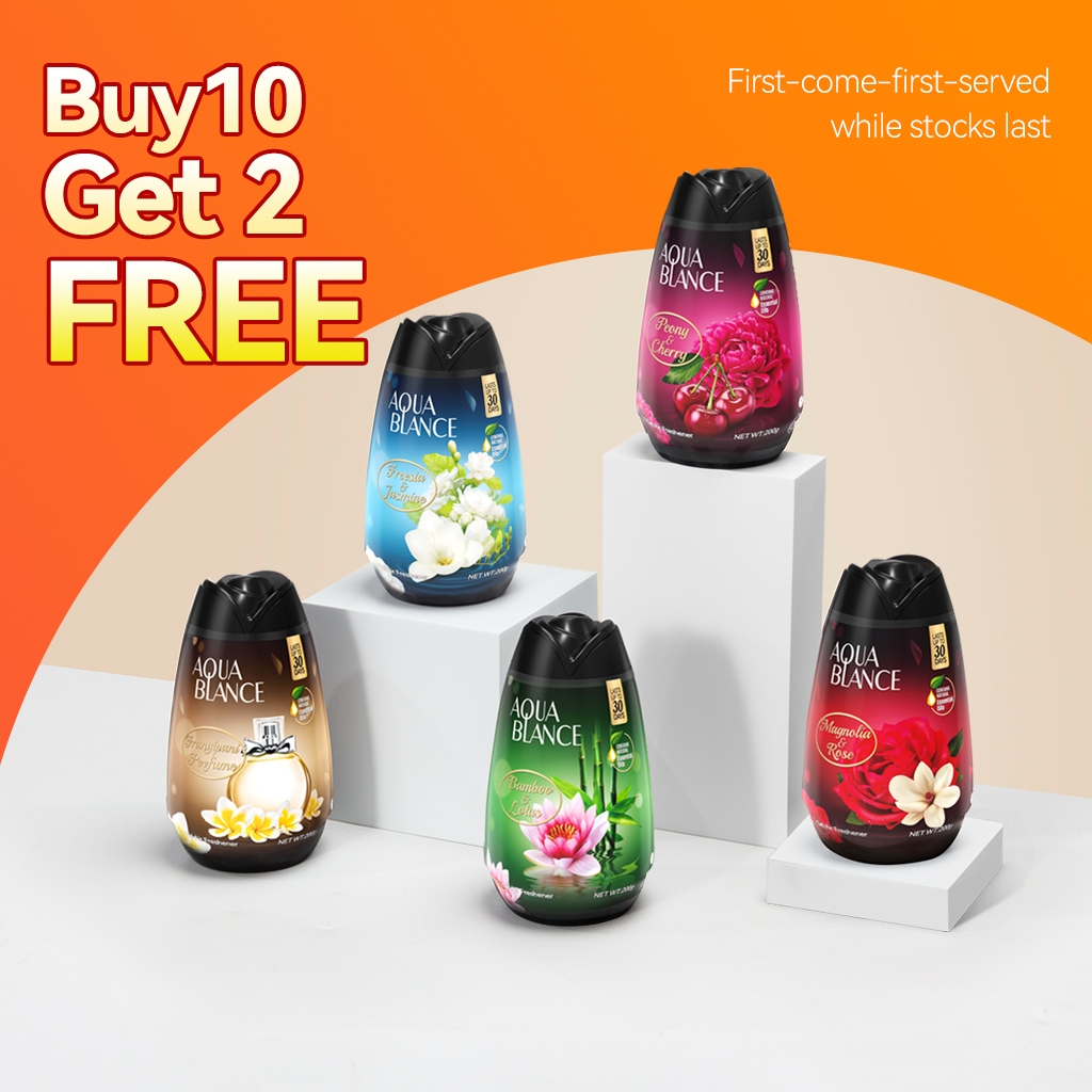 AQUABLANCE Scented Gel Air Fresheners IFRA Certified Natural