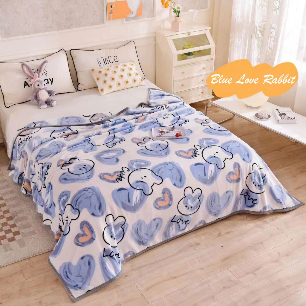 Fleece blanket single bed deals