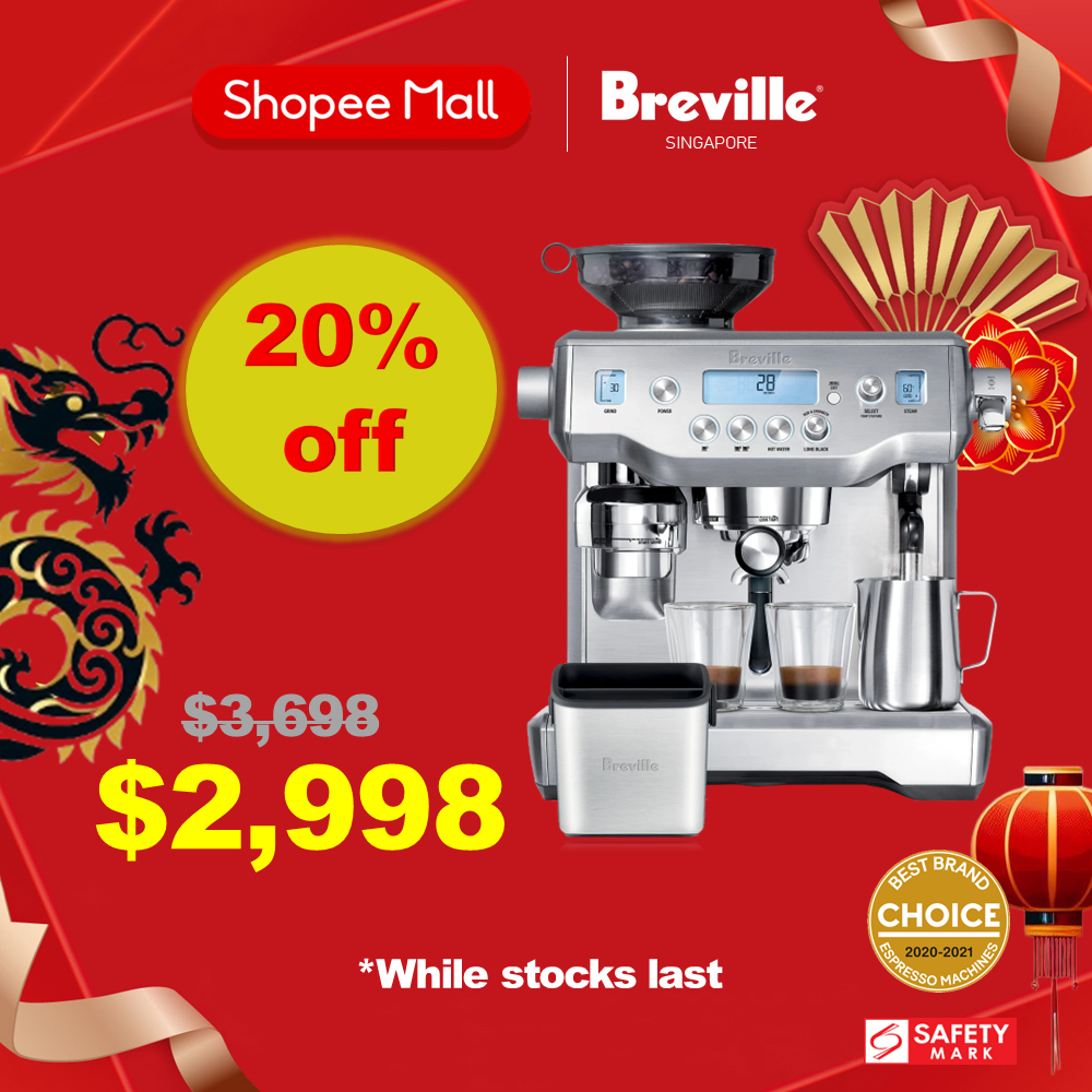 Breville the Oracle® Espresso Machine Stainless Steel BES980 Shopee