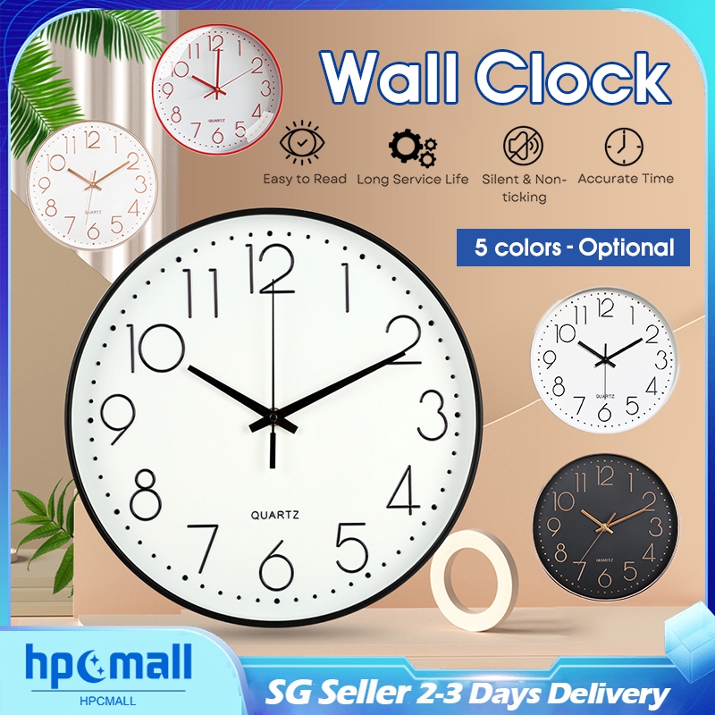 8 Inch/12 Inch Wall Clock Nordic Quartz Wall ClockWall Clock For Living ...