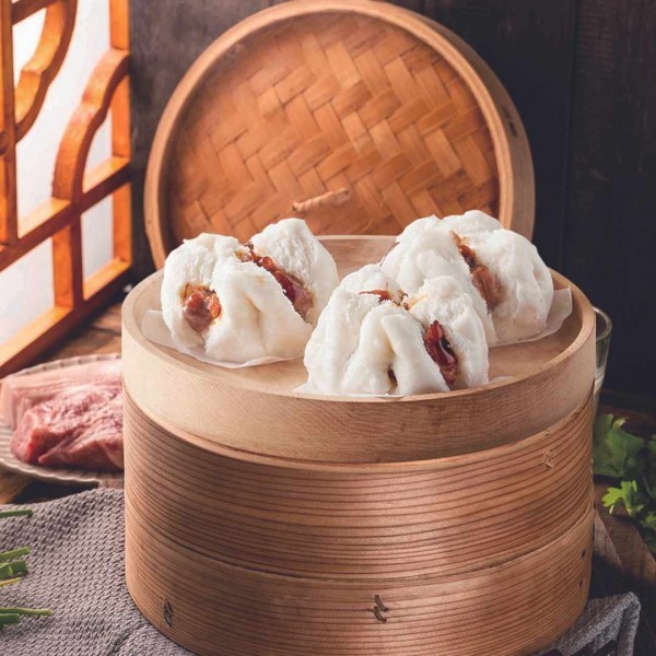 [TUNGLOK] (Dim Sum) Barbeque Pork Bun (24 Pcs) 蜜汁叉烧包 [PEC-02] | Shopee ...