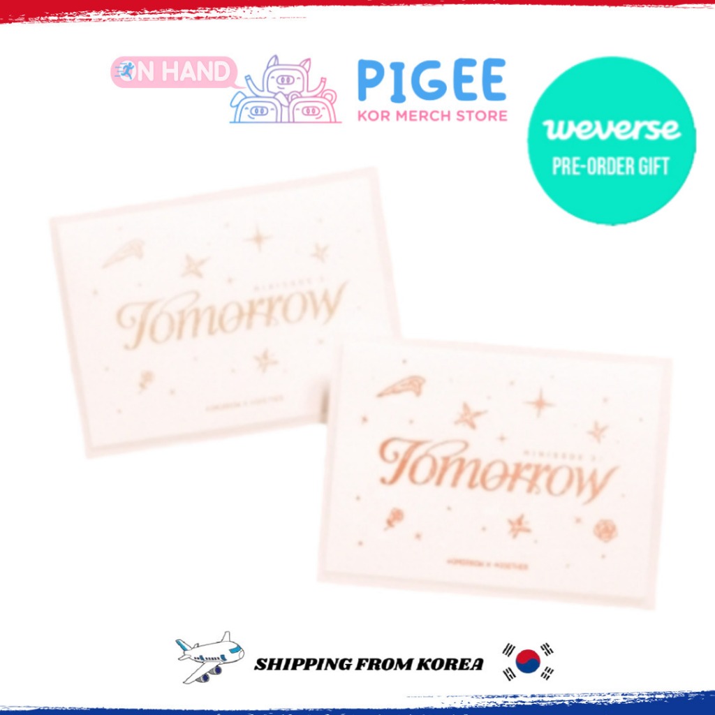 TXT Minisode 3: TOMORROW Album Set Completo (A Ver. + B Ver. + 2 Weverse Ver.) + Pre-Order Benefit + Regalo Digitale Esclusivo - 6