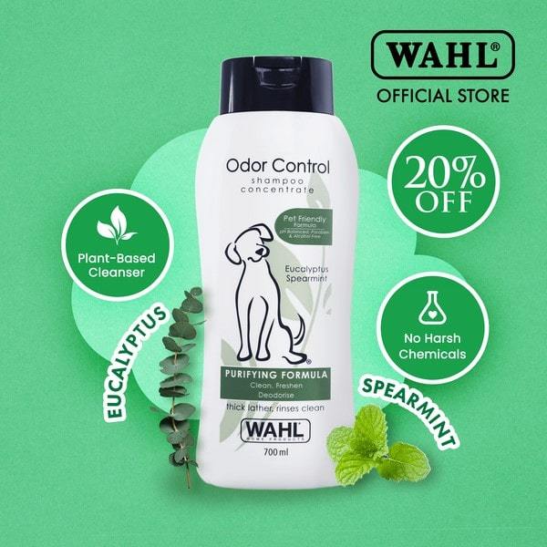 Wahl odor outlet control dog shampoo