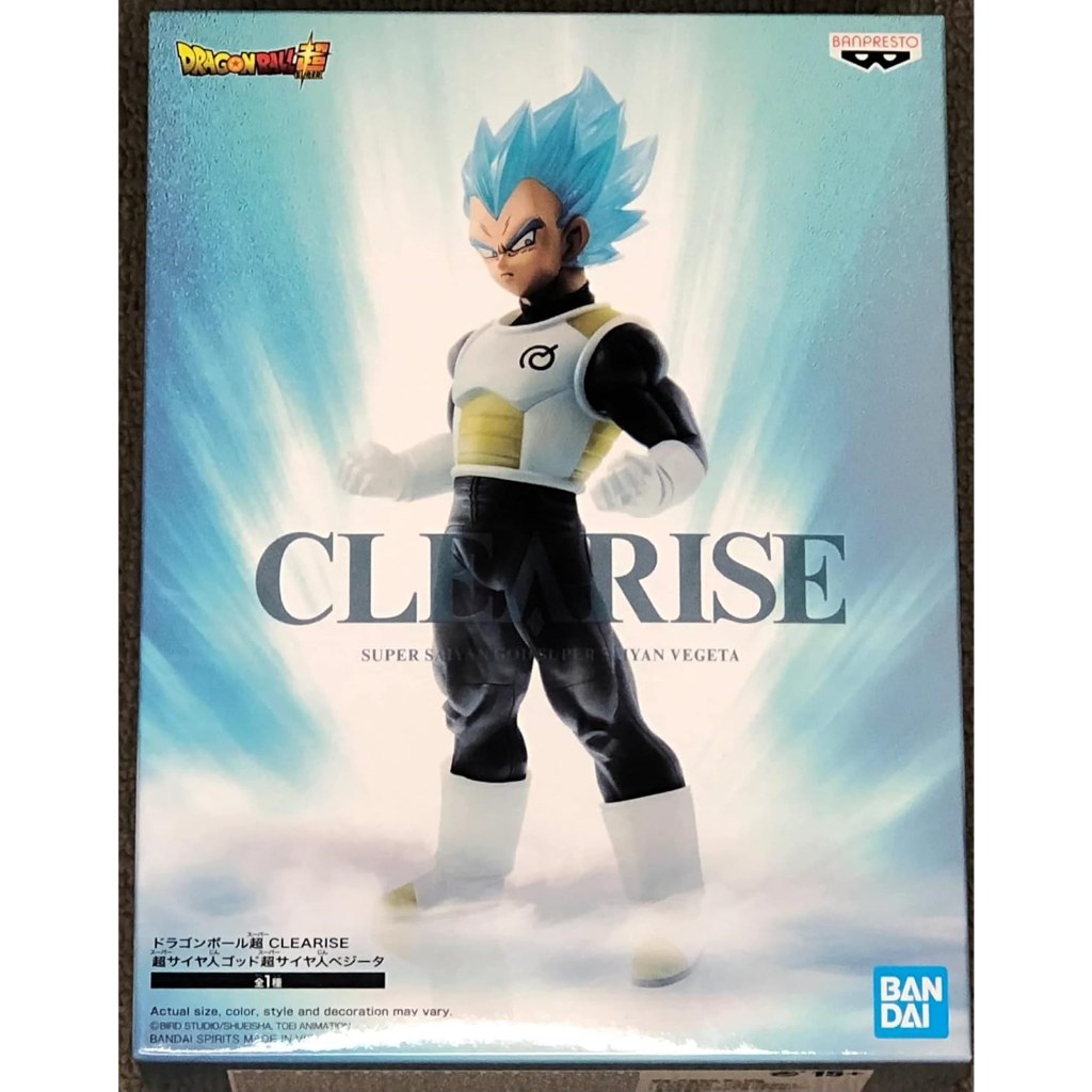 Banpresto Dragon Ball Super CLEARISE Super Saiyan God Super Saiyan ...