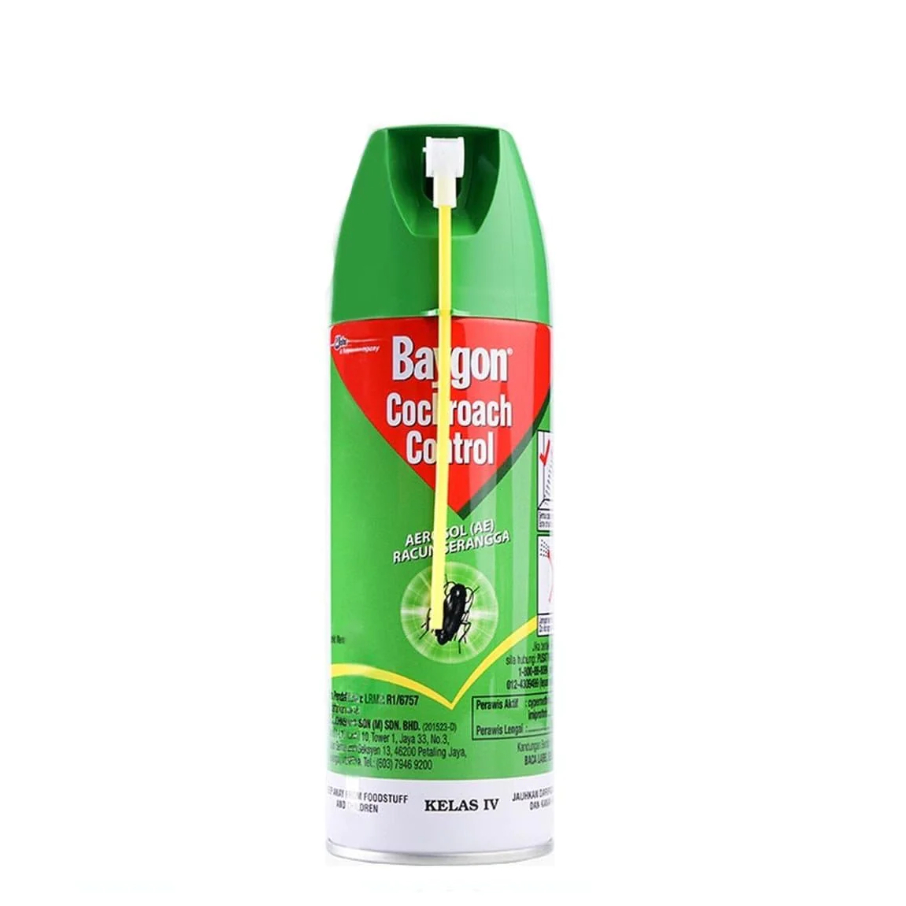 Baygon Cockroach Control Spray 250ml (Bundle of 2) | Shopee Singapore