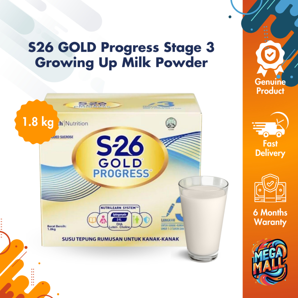 S26 GOLD Progress Stage 3 Promise Stage 4 Growing Up Milk Brain ...