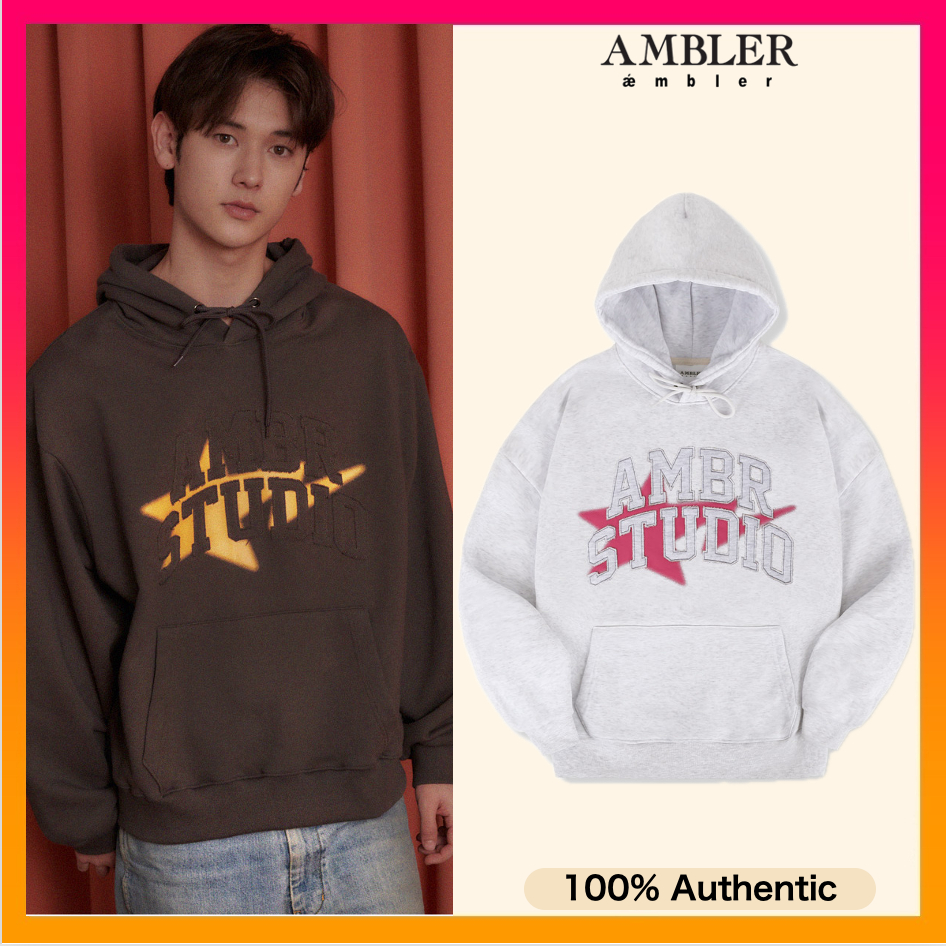 AMBLER Shooting Star Over Fit Hoodie Unisex Hoody - 2 Colors | Shopee ...