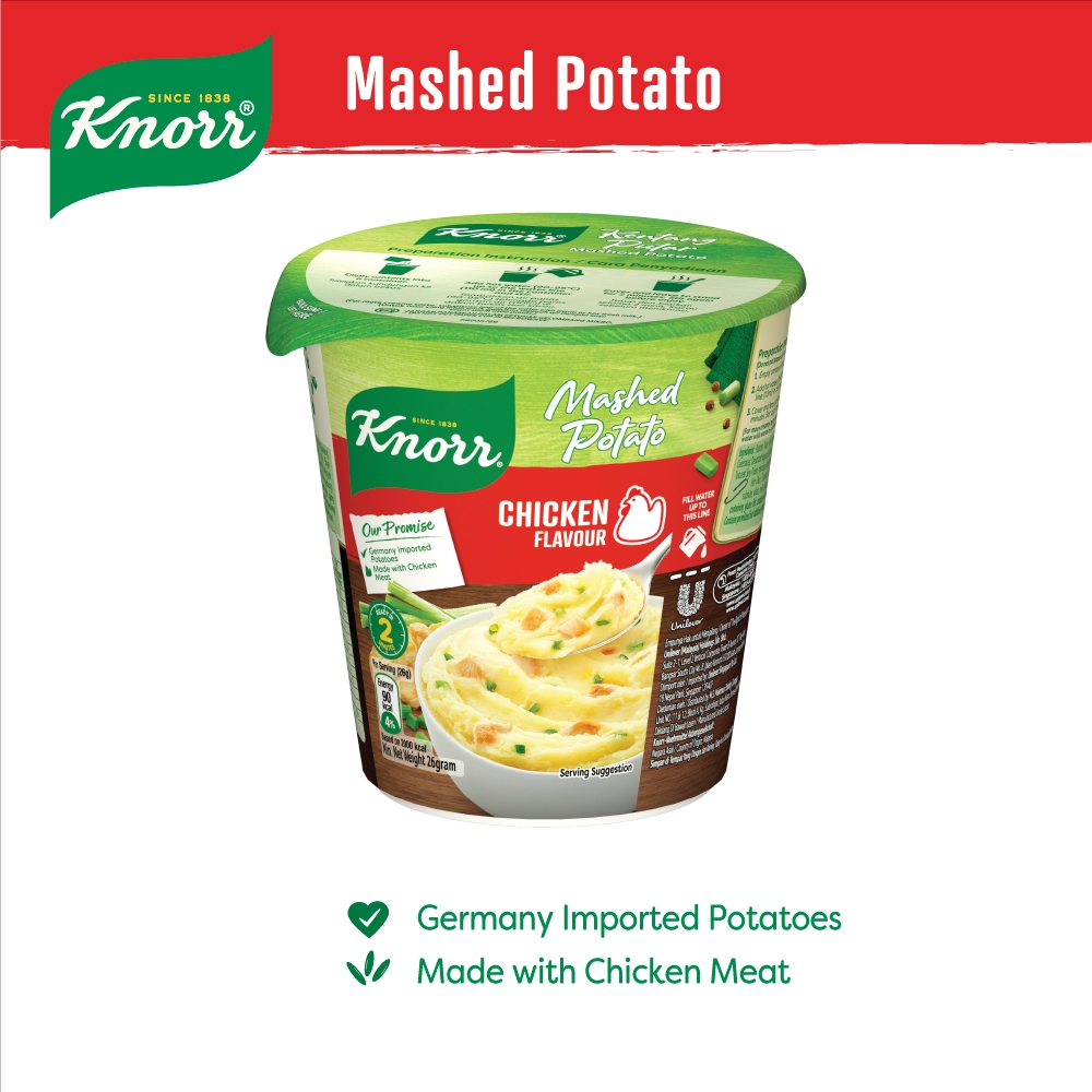 Knorr Mashed Potatoes 26g Shopee Singapore