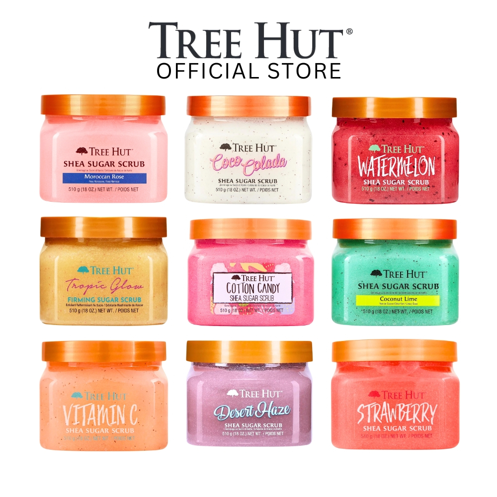 Tree Hut Shea Sugar Body Scrub Rose / Glow / Watermelon / Strawberry