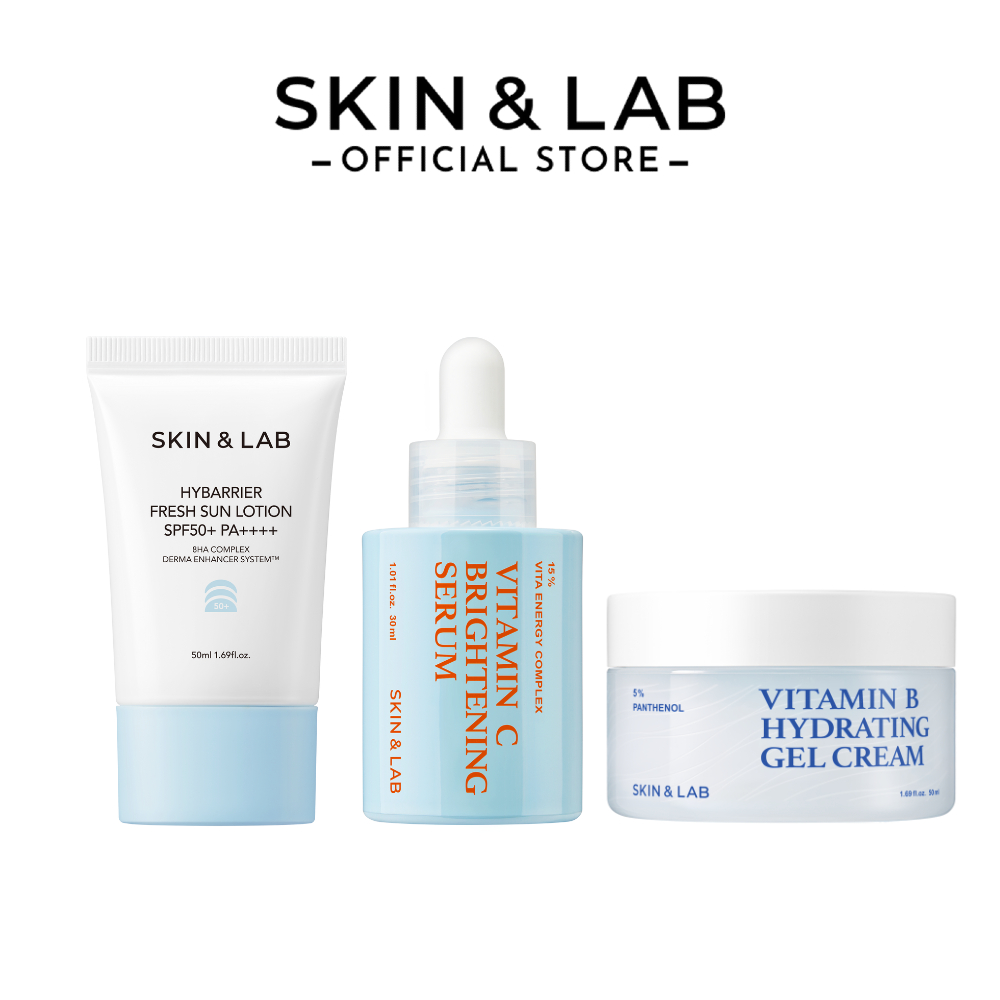 [SKIN&LAB] Best Seller Trio Set: Included Vitamin C Serum 30ml, Vitamin ...