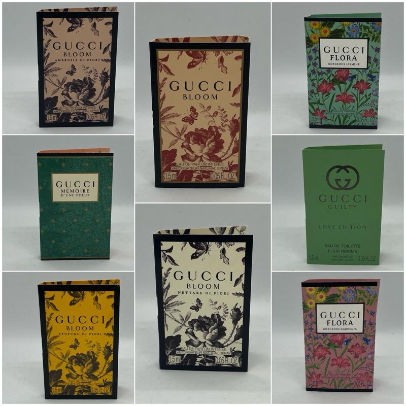 Gucci Assorted Perfume Sample Vial Spray Authentic Brand New | Shopee ...